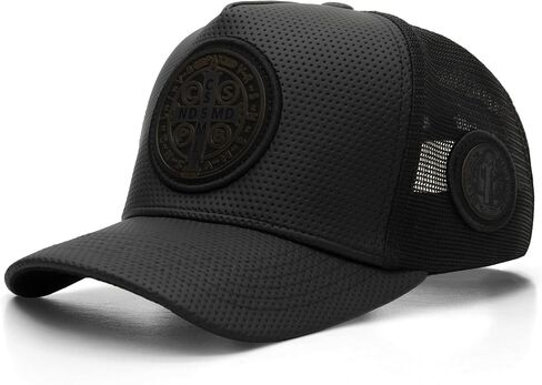 ساكوديدو | قبعة سائق الشاحنة Saint Benedict - قبعات Snapback، قابلة للتعديل، للجنسين، رائعة للصيد in Kuwait