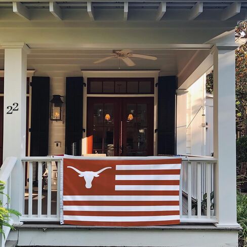 لافتات علم جامعة تكساس الصحراوية ذات القرون الطويلة UT Austin علم 100% بوليستر للاستخدام الداخلي والخارجي 3 × 5 أقدام (الأمة) in Saudi Arabia