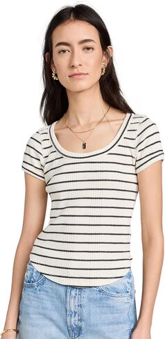 تي شيرت The Itty Bitty Scoop للسيدات من MOTHER in Kuwait