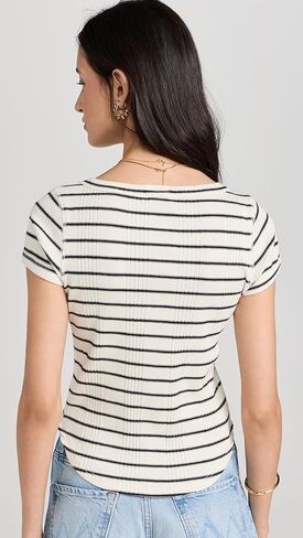 تي شيرت The Itty Bitty Scoop للسيدات من MOTHER in Kuwait