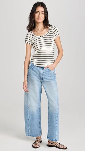 تي شيرت The Itty Bitty Scoop للسيدات من MOTHER in Kuwait