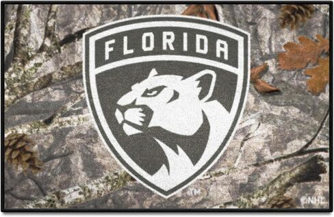 سجادة FANMATS 34483 Florida Panthers Camo Starter Mat - 19 بوصة. × 30 بوصة. in Saudi Arabia