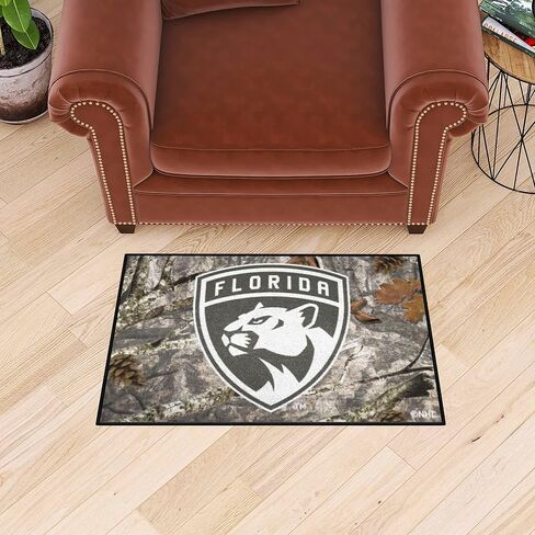 سجادة FANMATS 34483 Florida Panthers Camo Starter Mat - 19 بوصة. × 30 بوصة. in Saudi Arabia