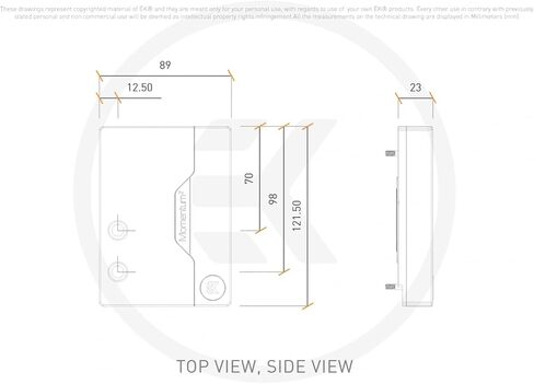 EK Water Blocks 3831109902417 قطعة وملحقات لأنظمة تبريد أجهزة الكمبيوتر كتلة الماء in Saudi Arabia