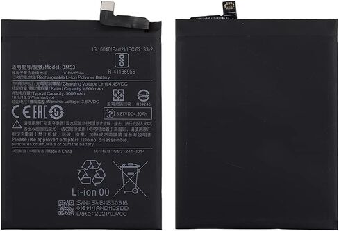 Replacement Battery Compatible with BM53 Xiaomi Mi 10T M2007J3SY & 10T Pro M2007J3SG M2007J3SY M2007J3SP M2007J3SI M2007J17C with Toolkit in Saudi Arabia
