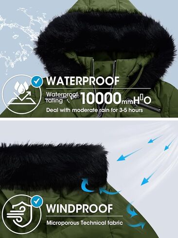 Aoysky النساء الشتاء نيسيس التزلج بذلة الرياضة في الهواء الطلق سنوسويت الفراء طوق معطف بذلة مع هوديس التزلج سترات وسراويل in Kuwait