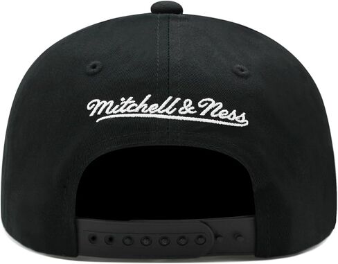 قبعة Mitchell & Ness Inter Miami CF MLS منخفضة المظهر منحنية مسبقًا - أسود/وردي فاتح in Saudi Arabia