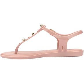 Melissa Solar Stud Jelly Sandals for Women- Women's Jelly Shoes with Metallic Studs, T-Strap Women's Sandals, Women's Fashion