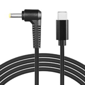 SinLoon 12V Type C to DC 4.0 x 1.7mm Power Charging Cable, 59inch USB C Male to DC4017 Male Extension Charge Cable for 12V Router, Camera, TV Box, Desk Lamp, Electric Tool 1.5M (12V)