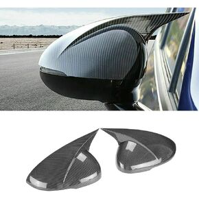 Rearview Side Mirror Cover Caps Fit for KIA K5 2021 2022 2023 Glossy Black