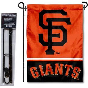 San Francisco Giants Garden Flag with Stand Holder