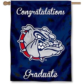 Gonzaga Bulldogs Graduation Gift Banner Flag