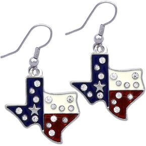 4th of July USA American Flag Patriotic Eagle Texas Donkey Elephant Earrings