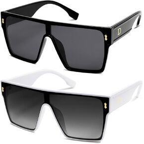 Allarallvr Oversized Trendy Square Sunglasses For Women Men Rectangle Fashion Sun Glasses AR82128