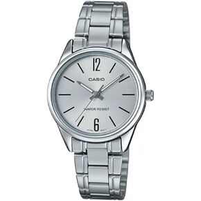 Casio #LTP-V005D-7B Women's Standard Stainless Steel Silver Dial 3-Hand Analog Watch