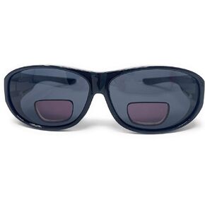 The Harley Tinted Polarized Bifocal Sunglasses, Bi Focal Sun Readers with Side Shield