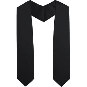 GradClassical Unisex Adult Plain Graduation Stole Sash 60" in Kuwait