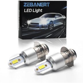 H6M ATV motorcycle fog lamp Bulbs Fit For Honda TRX 250 300 400 450 700 ATV fog lamp Bulbs, High Low Beam, 400% Brighter 8000LM 6000K White,P15d LED Bulbs, Plug and Play, Pack of 2