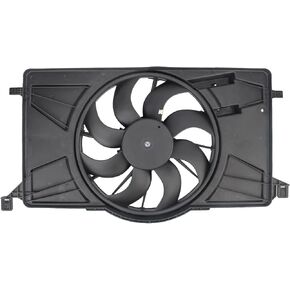 Carbhub Radiator Cooling Fan Assembly for 2012-2017 Ford Focus 2.0L l4 Replacement Number BV6Z8C607K, FO3115189, TYC622800, 674-01053, 622800 Radiator AC Condenser Cooling Fan