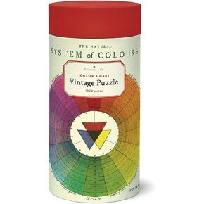 Cavallini & Co. 1000 Piece Vintage Puzzle, Color Chart (PZL/COLOR)