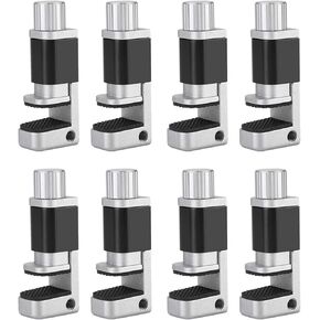 Screen Clamps Cohk Phone Repair Clamps Rubber Aluminum Alloy 8Pcs Adjustable Clip Fixture Lcd Screen Fastening Securing Clip Clamp Phone Tablet Repair Tool (8PCS)