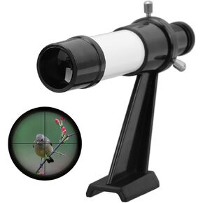 5X Portable Astronomical Telescope Finder Scope with Crosshair for Initial Positioning