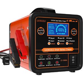 12V/24V Car Battery Charger Heavy Duty, 0-20A Automatic Battery Maintainer with Auto Shutoffs, Repair, Winter Mode, High/Low Power Smart Trickle Charger and Desulfator,for Boat,Motorcycle,Lawn Mower
