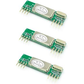HiLetgo 3pcs RXB6 433MHz Superheterodyne Wireless Receiver Module for Arduino/ARM/AVR