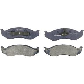 BOSCH BP477 QuietCast Premium Semi-Metallic Disc Brake Pad Set - Compatible With Select Jeep Cherokee, Comanche, Grand Cherokee, Grand Wagoneer, TJ, Wagoneer, Wrangler; FRONT