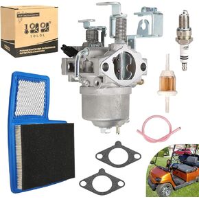 10L0L Carburetor Kit for Yamaha G16 G18 G19 G20 G21 1996-2002 4 Cycle Engine Golf Cart, with Air Filter, Fuel Filter, Spark Plug, OEM JN6-14101-14 JN6-14101-15