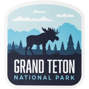 Grand Teton National Park Sticker - Weatherproof Vinyl Souvenir Decal