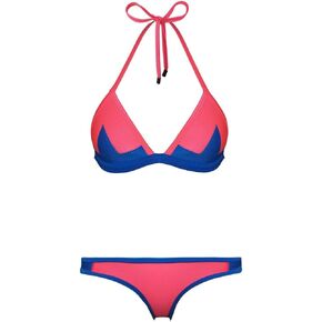 Bikini Set for Women Two Piece Swimsuits V Neck Low Rise Crisscross Back Self Tie Spaghetti Straps Jan-3