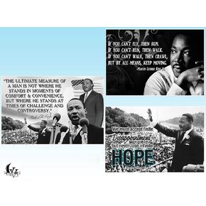 Black History Month Posters 3 PACK MLK Martin Luther King Jr Poster Posters Classroom Posters Growth Mindset Teacher Decorations Wall Art African American Art Black Art Wall Art PP02