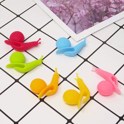 Honbay 12PCS Cute Silicone Glass Identifier Drink Markers, Shark and Snail in Saudi Arabia