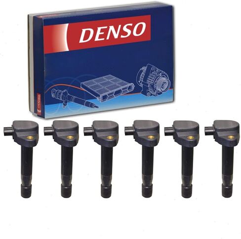 Sixity Auto 6 pc DENSO Direct Ignition Coils compatible with Honda Odyssey 3.5L V6 2008-2016 in Saudi Arabia
