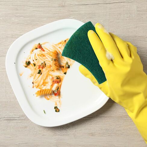 100 Pack Kitchen Cleaning Sponges for Dishes, Non Scratch Scrub Sponge Dish Sponge Kitchen Sponges Dishwashing Sponges Household Cleaning Supplies for Everyday Jobs for Dishes, Sink, Pots, Pans in Saudi Arabia