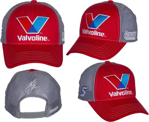 كايل لارسون #5 NASCAR 2024 قبعة حمراء للكبار من الراعي الشبكي Snapback in Saudi Arabia
