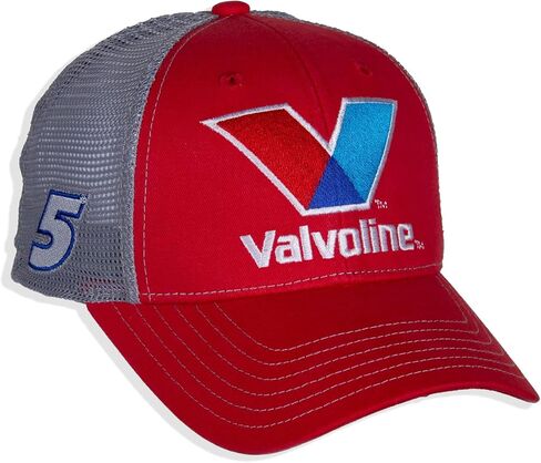 كايل لارسون #5 NASCAR 2024 قبعة حمراء للكبار من الراعي الشبكي Snapback in Saudi Arabia