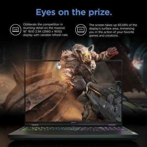 Lenovo 2024 Newest Legion Pro 5i Gaming Laptop, 16" 240Hz WQXGA Display, Intel 24-Core i9-13900HX, GeForce RTX 4070, 16GB DDR5, 1TB SSD, Wi-Fi 6E, Backlit Keyboard, Windows 11 Pro, with Laptop Stand in Saudi Arabia