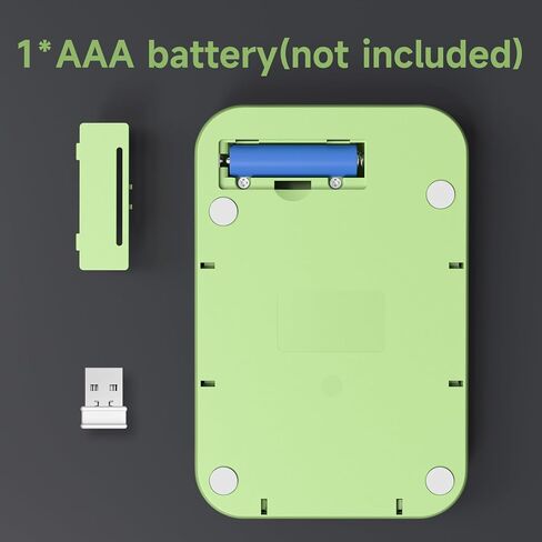 لوحات أرقام لاسلكية MOFII - لوحة مفاتيح رقمية خضراء 18 مفتاحًا USB 2.4G غطاء مفاتيح دائري ملحقات ملونة، لوحة مفاتيح رقمية محمولة للمحاسبة المالية 10 مفاتيح لأجهزة الكمبيوتر المحمول/الكمبيوتر المحمول/الكمبيوتر المحمول/Surface Pro in Kuwait