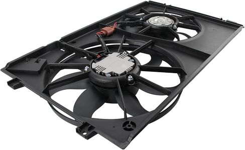 مجموعة مروحة تبريد الرادياتير Carbhub لسيارة Beetle Golf Jetta Passat Rabbit لاستبدال VW3115114-A، 1K0959455ET-A، 1K0959455EA-A، 1K0959455P-A، 1K0121207BB9B9-A، 1K0959455DH-A in Saudi Arabia