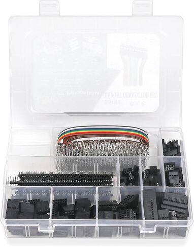 620PCS 2.54mm Pitch Row Type Connectors with Male/Female Pin Connector Kit, Cable Jumper Wire Pin Header Housing Kit in Saudi Arabia