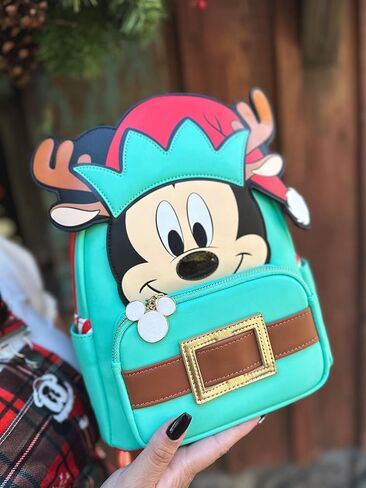 حقيبة ظهر Loungefly Disney Light Up Mickey Mouse Reindeer Cosplay مقاس واحد متعدد الألوان in Saudi Arabia