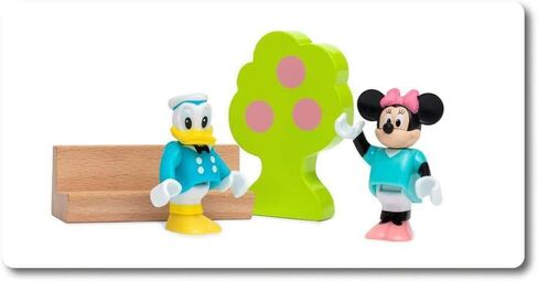 BRIO 32277 Mickey Mouse Train Set - Wooden Railway Adventure | FSC-Certified Wood | Magnetic Couplings | Skill Development Toy | Ideal Gift for Kids in Saudi Arabia
