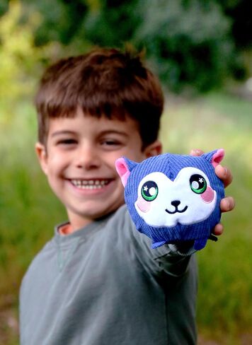 Squeezamals Series 5 Mystery 4-Pack! 3.5-inch Slow-Rise Memory Foam, Sweetly Scented Ball Shaped Stuffed Animals! Made, safe materials in Saudi Arabia