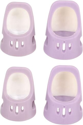 4 Pcs Silicone Thimble Soft Elastic Finger Protector Finger Tips Guard for Cross Stitch Sewing Embroidery in Saudi Arabia
