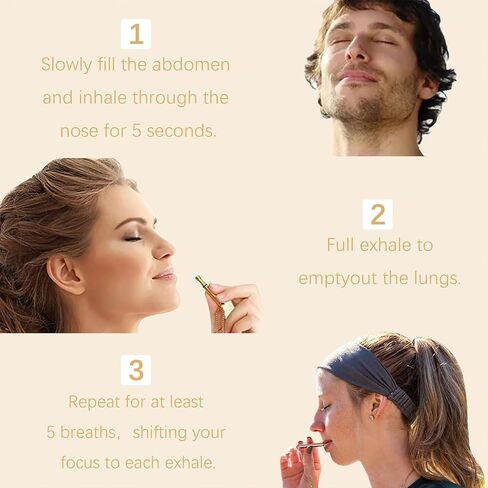 YANCHUN Anxiety Relief Necklace Breathing Exercise Device for Meditation Breathing Necklace for Stress Relief, Claming Down, Relax, Panic Attack Relief in Saudi Arabia