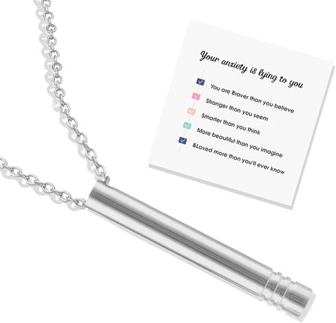 YANCHUN Anxiety Relief Necklace Breathing Exercise Device for Meditation Breathing Necklace for Stress Relief, Claming Down, Relax, Panic Attack Relief in Saudi Arabia