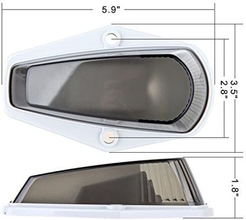 cciyu Cab Marker Light Marker Light lamp Smoke Lens W/Base Housing + Bright Yellow T10 LED Replacement fit for 1980-1997 Replacement fit For Ford F150 F250 F350 F Super Duty in Saudi Arabia