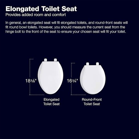 CACHET® NIGHTLIGHT Q3™ PB TOILET SEAT, Non Ready Latch, Round, BLACK in Saudi Arabia